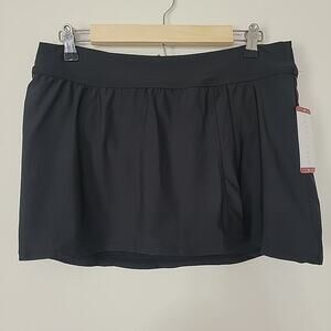 Anne Cole Limited Edition Ladies Banded Side Slit Skirted Stretch Swim Bottom XL